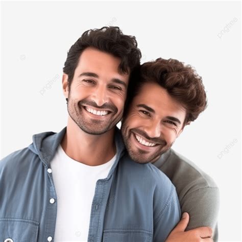 Feliz Pareja Gay Mostrando Amor PNG Dibujos Hombre Homosexual Pareja PNG Imagen Para Descarga