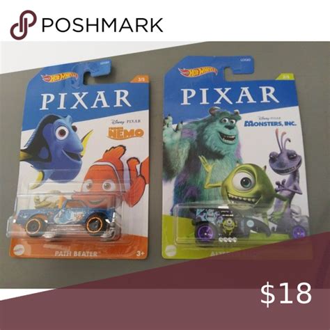 Lot Of 2 Hot Wheels 2020 PIXAR MONSTERS INC ALTERED EGO PATH BEATER Pixar Hot Wheels