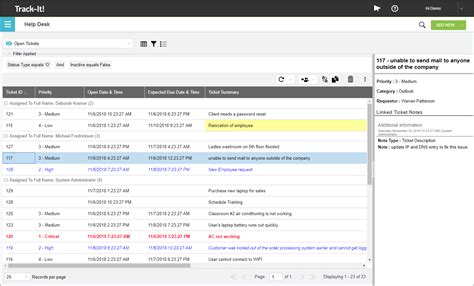 Help Desk Ticketing Issue Tracking System Track It