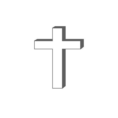 christian cross vector icon illustration 23279248 Vector Art at Vecteezy