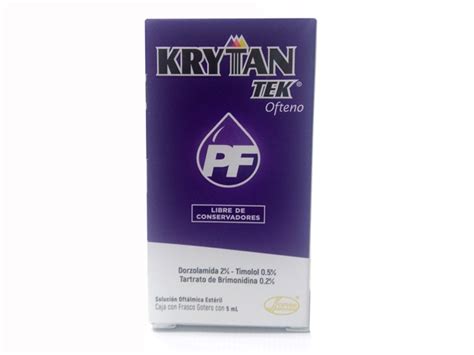 Droguería La Economía krytantek ofteno pf solución oftálmica x 5 ml