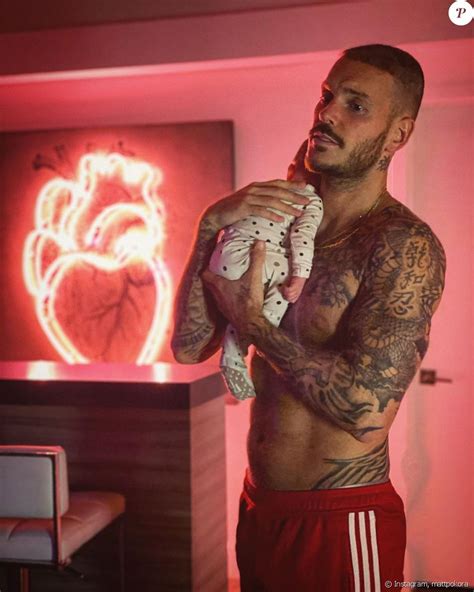 M Pokora Avec Son Fils Isaiah Dans Les Bras Le F Vrier