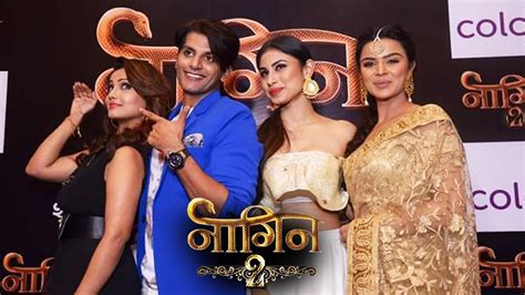 Naagin 2 Show Launch Mouni Roy Adaa Khan Karanvir Bohra Aashka Goradia Youtube