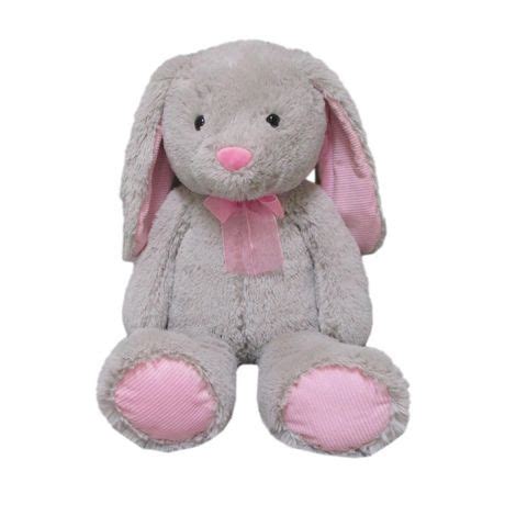 Way To Celebrate Easter Plush Inch Large Bunny Grey Walmart Canada