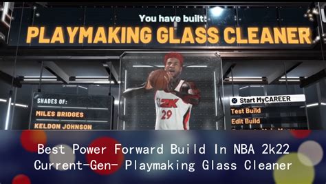 Best Power Forward Build In Nba K Current Gen Playmaking Glass Cleaner