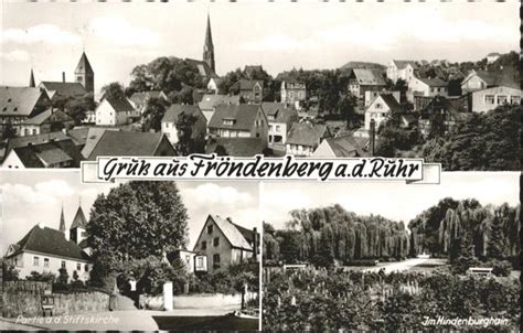 Froendenberg Ruhr Froendenberg Hindenburghain Partie An Stiftskirche X