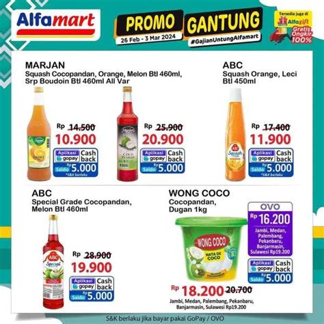 Promo Jsm Alfamart Terbaru S D Maret Beragam Produk Harga