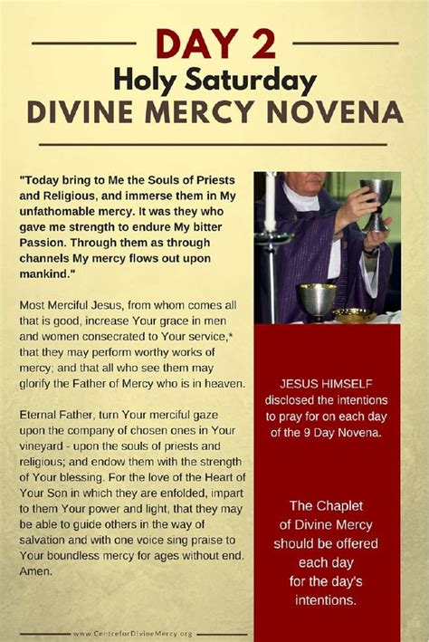 Divine Mercy Novena Day Holy Saturday Our Lady Of Good Counsel