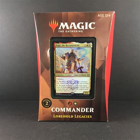 MTG Strixhaven Commander Deck Lorehold Legacies Magic the Gathering ...