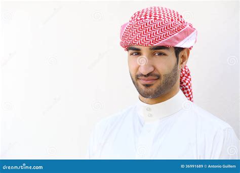 Portrait Of An Arab Saudi Man Outdoor Stock Image Image Of Alluring