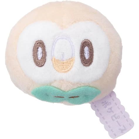 Plush Badge Rowlet Pok Mon Pok Peace Meccha Japan