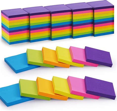 Amazon Sticky Notes Bulk Woswel Sticky Notes 3 X 3 In 60 Pads