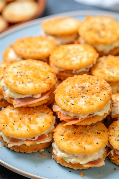 Ritz Cracker Party Sandwiches