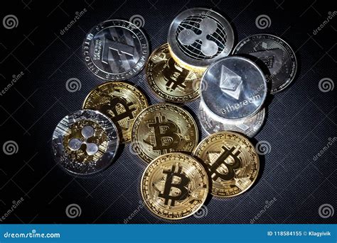 Bitcoin Cryptocurrency btc obraz stock Obraz złożonej z tło 118584155