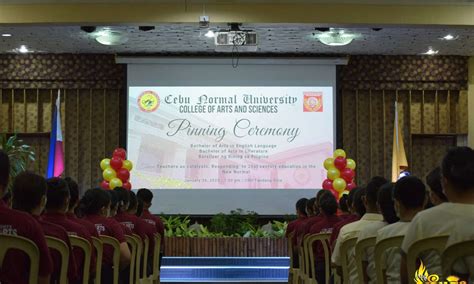 Languages And Literature Dept Commences First Pinning Ceremony Cebu