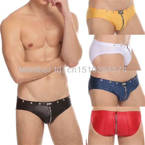 Pcs Lot Zipper Jeans Sexy Men S Underwear Briefs Penis Pouch Men S