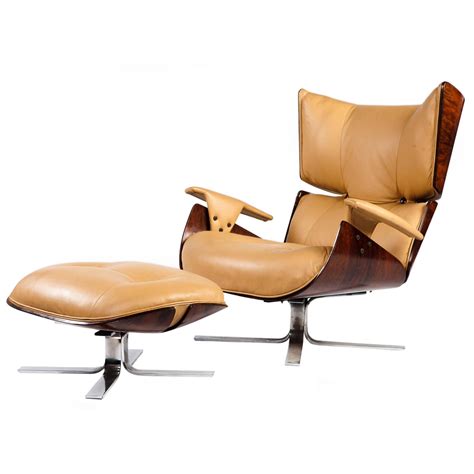 Paulistana Mid Century Modern Lounge Chair And Ottoman By Jorge