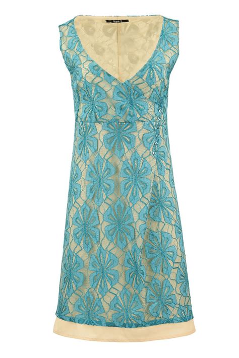 Light Sea Green Lace Dress SISTE'S ITALY - CLADDIO