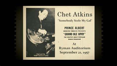 Somebody Stole My Gal Chet Atkins Grand Ole Opry Live Sep 21