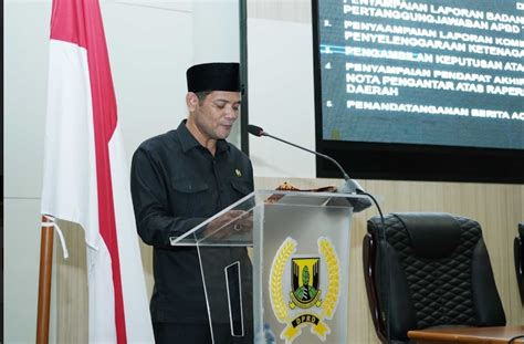 Paripurna DPRD Kab Sukabumi Ke 14 Tahun Sidang 2023 Nota Pengantar