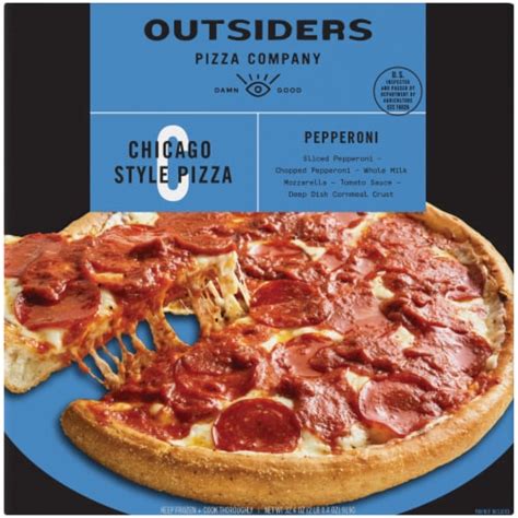 Outsiders Chicago Style Pepperoni Deep Dish Frozen Pizza, 33.4 oz - Fry ...