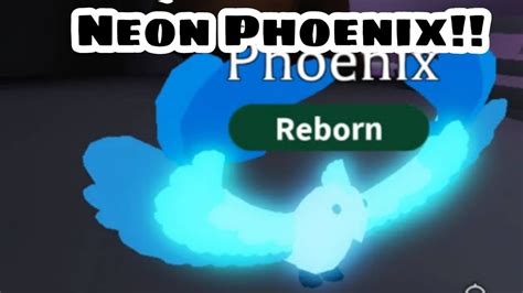 My Offer For Neon Phoenix In Adopt Me Roblox YouTube