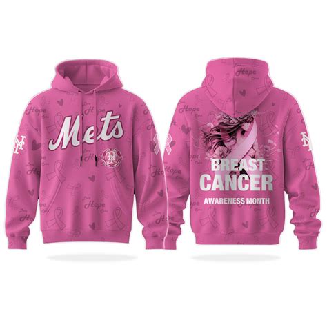 Mets Breast Cancer Awareness Month Hoodie 2025