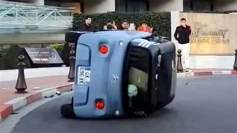 Watch Citroen Ami Flip Over On Famous F Hairpin Turn In Monaco