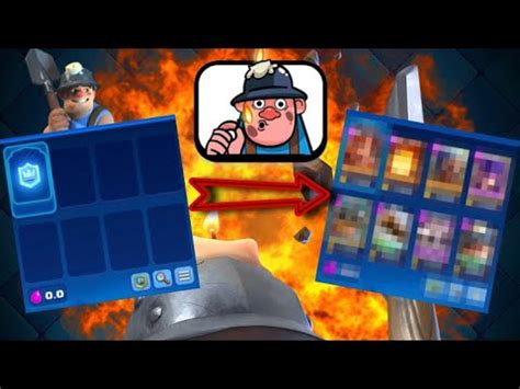 Clash Royale me crée un deck à partir du mineur YouTube