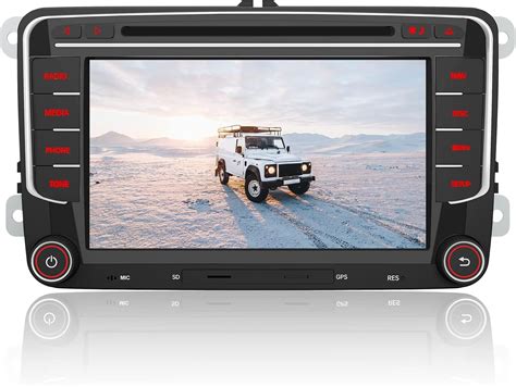 AWESAFE Autoradio pour VW Voiture stéréo 7 2 Din HD écrans tactiles