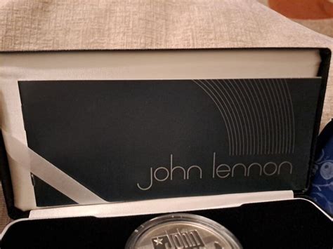 JOHN LENNON SILVER PROOF COMMENRATIVE COIN TRIBUTE 1980 EBay