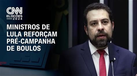 Ministros do presidente Lula reforçam a pré campanha de Boulos em São