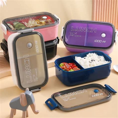 Dropship Lunch Box Microwavable Bento Box Food Container Dinnerware