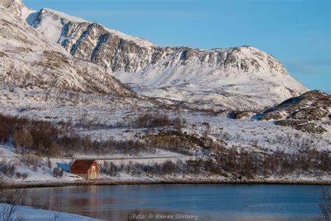 Norwegen Insel Senja Im Winter Arr Reisen Natur Kultur Foto