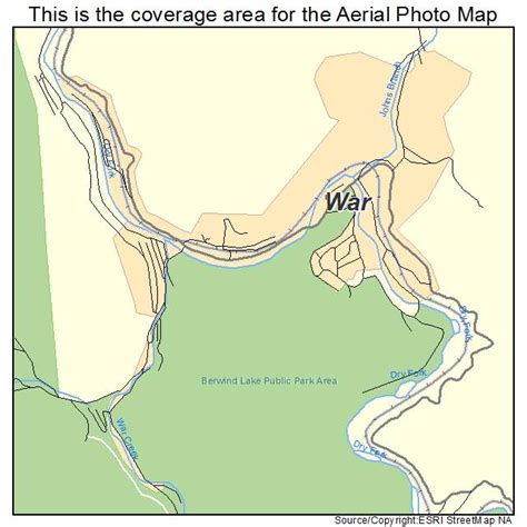 Aerial Photography Map of War, WV West Virginia