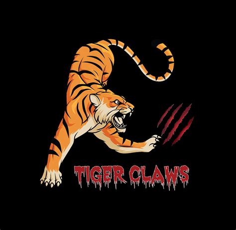 Tiger Claws Digital Art By Slv Design