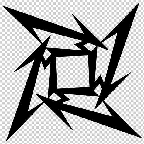 Metallica logo simbolo ángulo triángulo monocromo png Klipartz