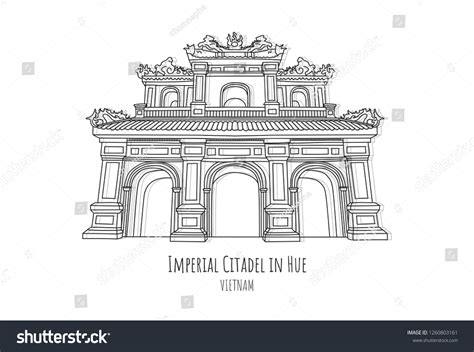 Hue Imperial Citadel Over 28 Royalty Free Licensable Stock Vectors