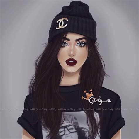 Girlym Girly M Girly Cute Girl Drawing