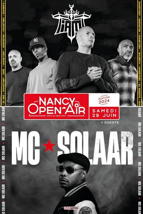 Iam Et Mc Solaar Seront Sur La Sc Ne Du Nancy Open Air Cet T Radio