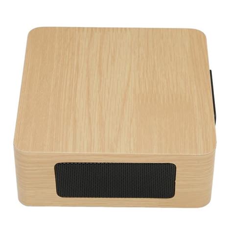 Heg Q A Haut Parleur Bluetooth En Bois Subwoofer Haut Parleurs R Tro De