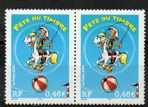 F Te Du Timbre Lucky Luke Rantanplan Y T N Neuf Ebay