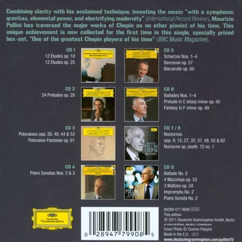 The maurizio pollini collection Chopin Frédéric CD9枚 売り手