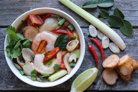 Hot And Sour Soup With Shrimp Tom Yum Goong Real Food RN