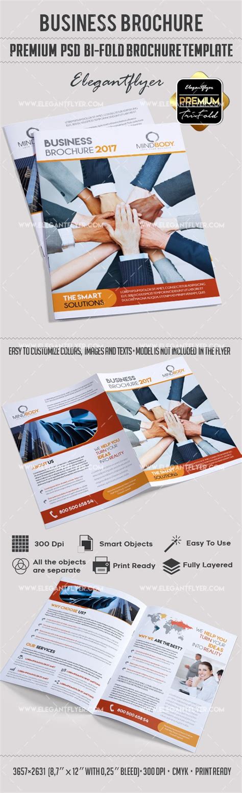 Business - Premium Bi Fold PSD Brochure Template - 10018713 | by ...