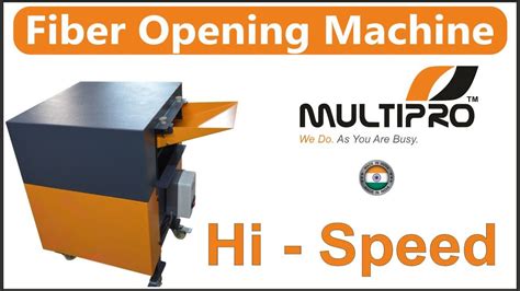 Hi Speed Fiber Opener Machine Fiber Carding Machine Youtube