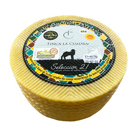 Queso Finca La Cuadra Manchego D O Leche Cruda Reserva Meses