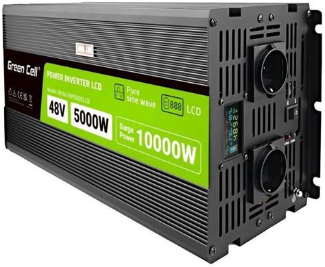 Przetwornica napięcia Green Cell PowerInverter 48 V 5000W 10000W czysty