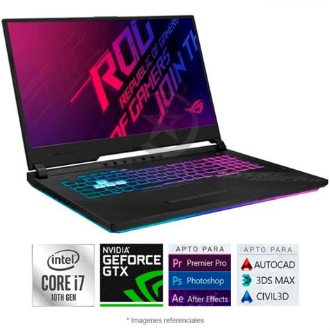 Venta De Laptop Asus Rog Strix G712lu Rs73 Intel Core I7 10750h Gtx