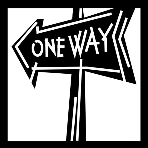 One Way Sign Vector at Vectorified.com | Collection of One Way Sign ...